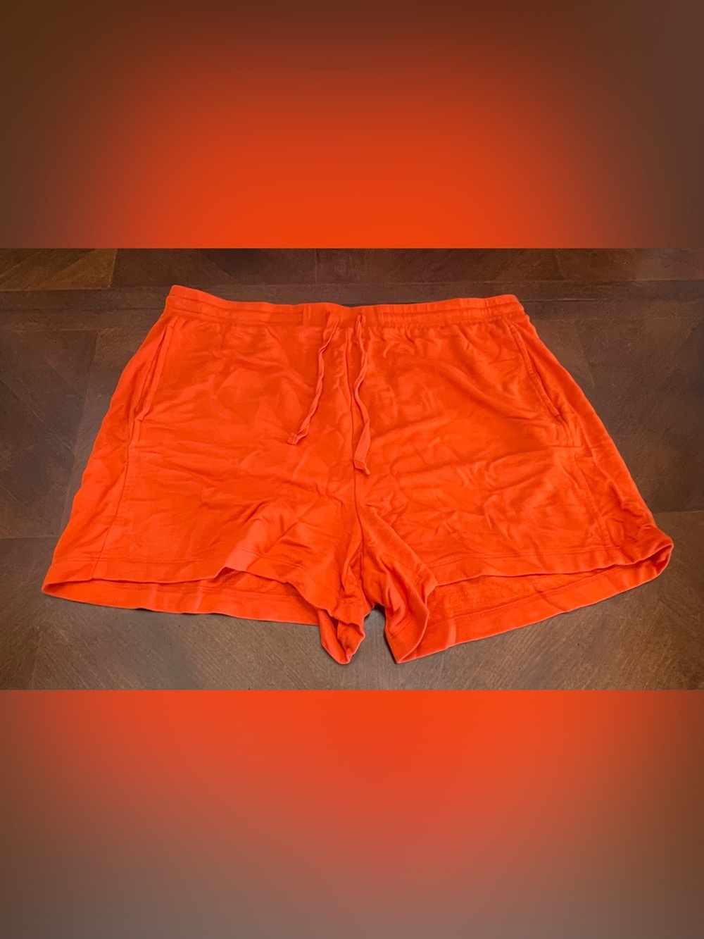 LOFT Lou & Grey Orange Drawstring Athletic Shorts